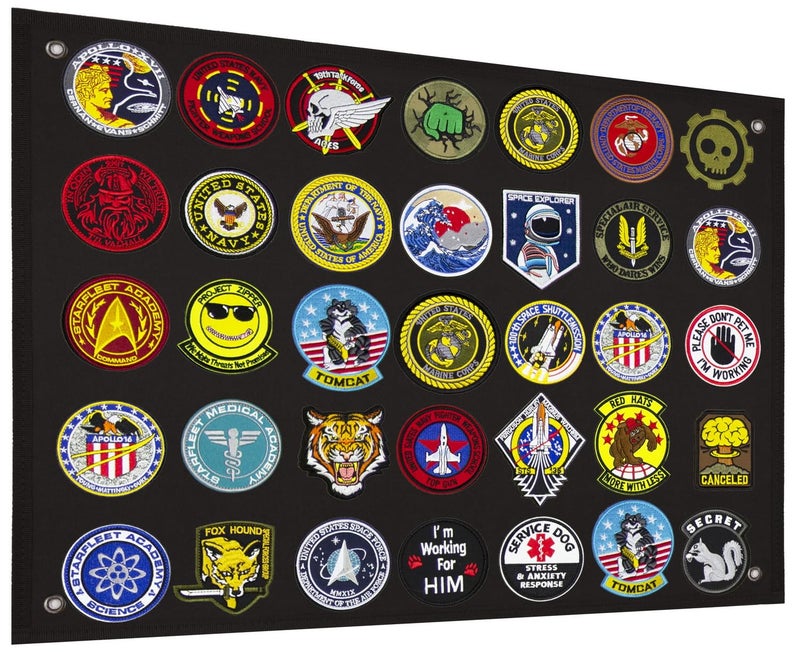 GOTAC Tactical Patch Display Holder Panel Board for Military Army Morale Hook and Loop Emblems, 18 Inches x 24 Inches, No Patches Included - Image 1